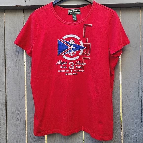 L-RL Lauren Active Ralph Lauren T Shirt Size XL - Picture 1 of 9